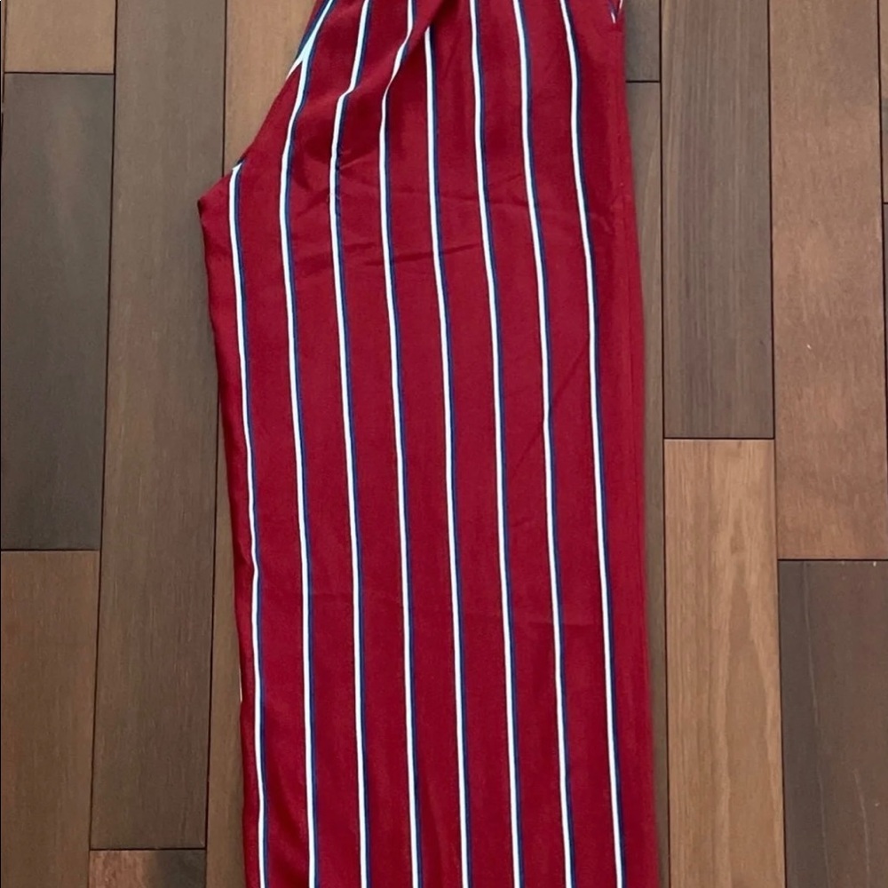 Abercrombie & Fitch Striped Wide Leg Palazzo Pants - Picture 7 of 7